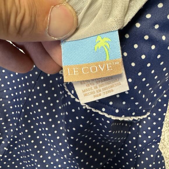 Le Cove Padded One Piece Swimdress 18 Vintage-inspired Retro Pin Up Chic Classic - Picture 5 of 10